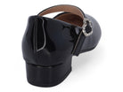 Girls Black Patent Veda Flat