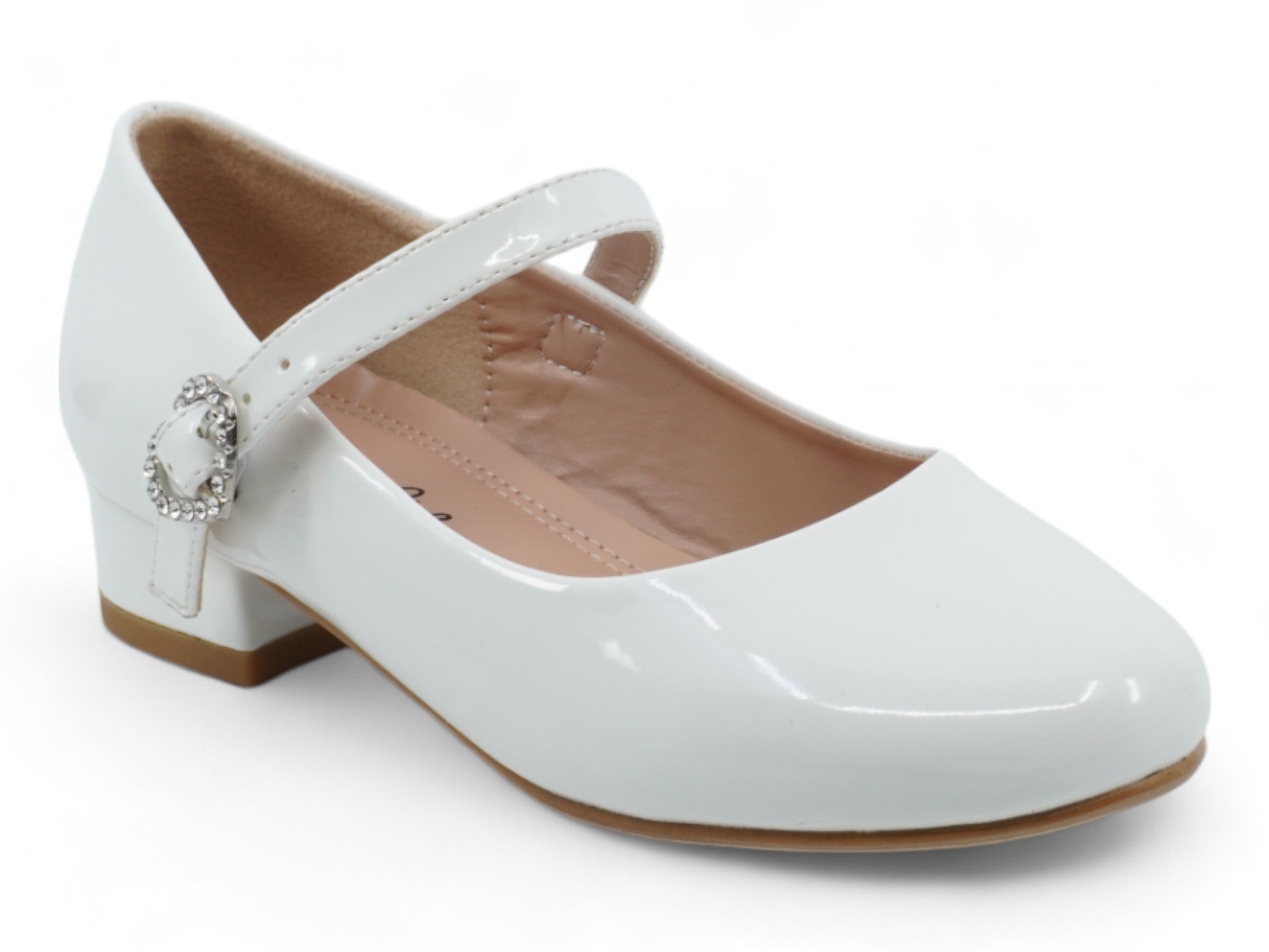 Girls' White Betsie Dress Shoe