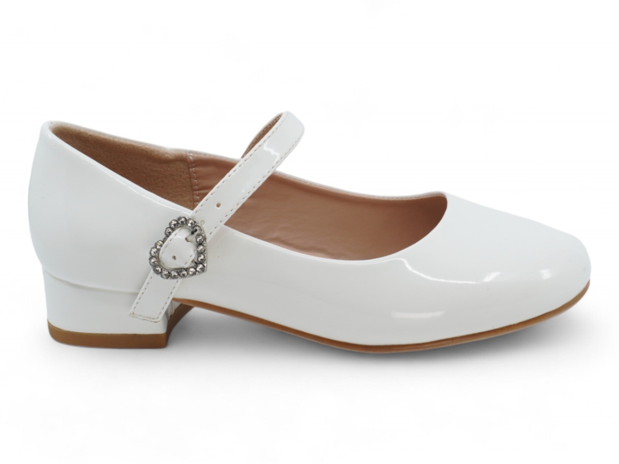 Girls' White Betsie Dress Shoe