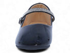 Girls' Black Patent Milena Flat