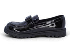 Girls Black Patent Aura Loafer