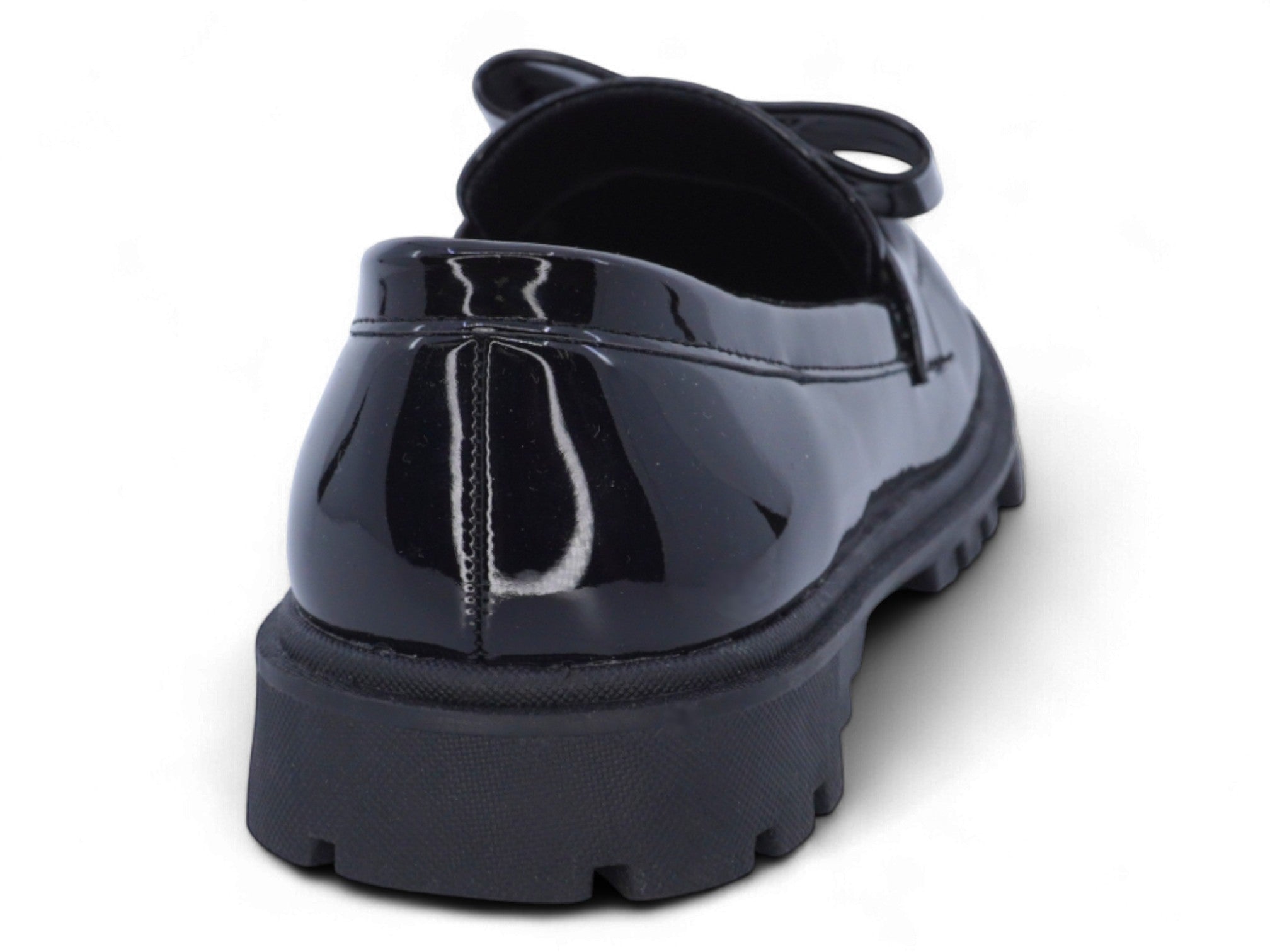 Girls Black Patent Aura Loafer