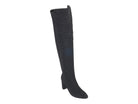 Women's Black Soft Faux Suede Over the Knee Boot