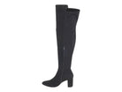 Women's Black Soft Faux Suede Over the Knee Boot