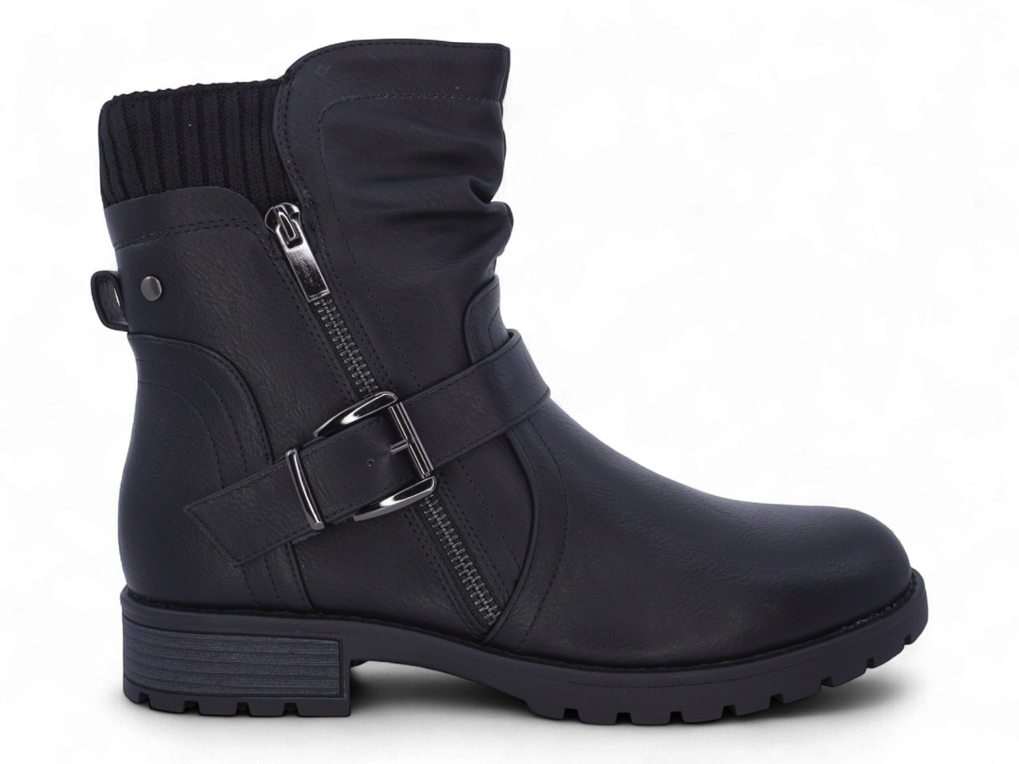 Women's Black Millie Moto Boot