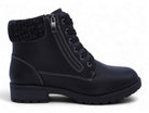 Women's Black Maanvi Combat Boot
