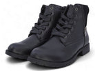 Women's Black Madelyn Combat Bootie