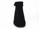 Women's Black Faux Suede Dress Bootie