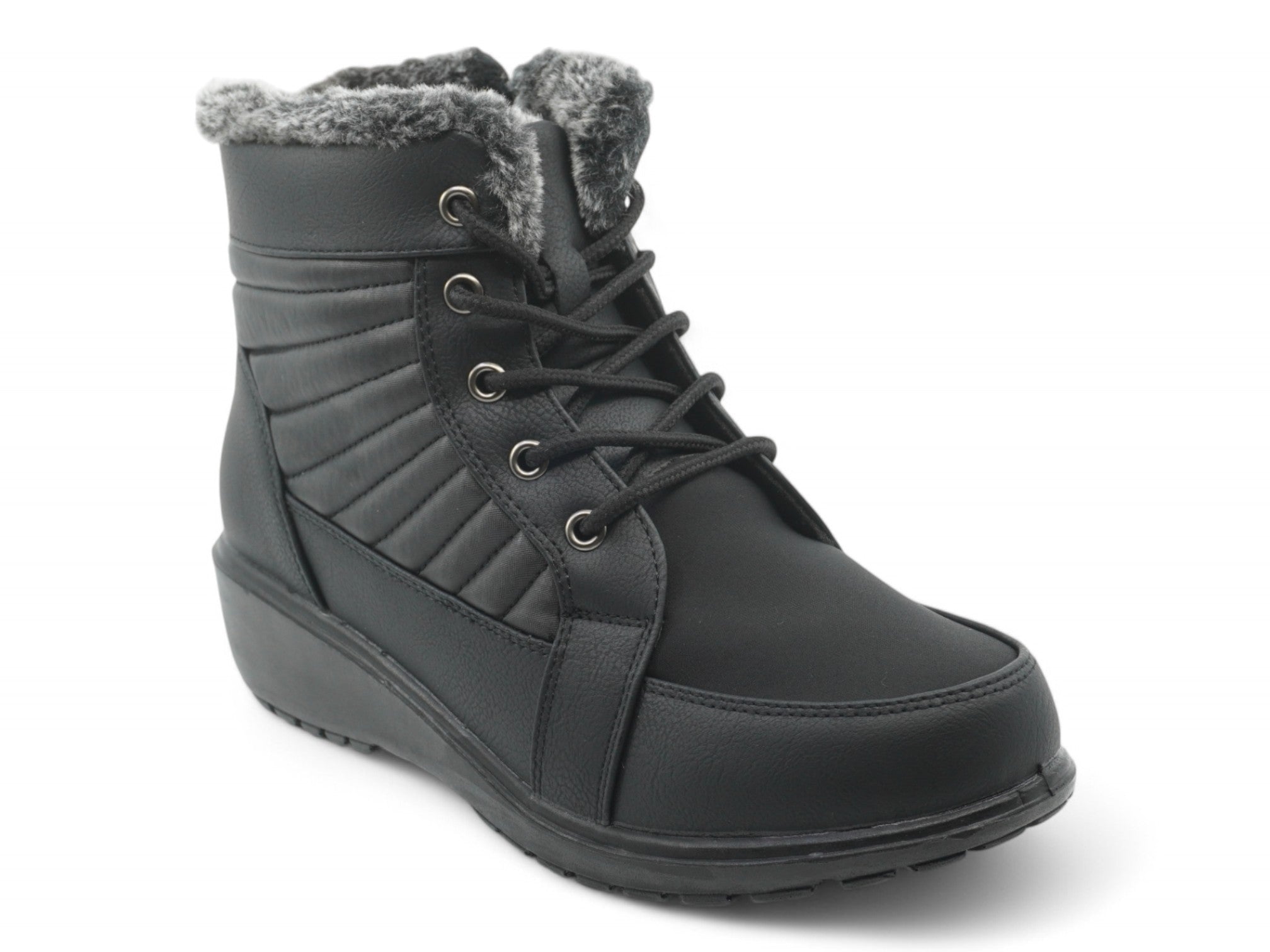 Women's Black Nelda Wide Width Boot