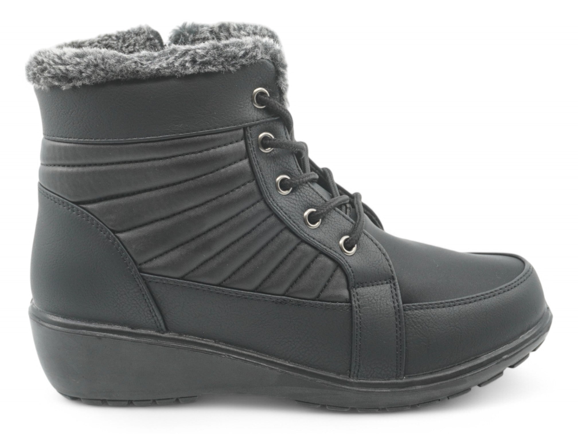 Women's Black Nelda Wide Width Boot