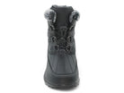 Women's Black Zig Zag Lycra Wide Width Boot