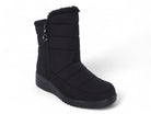 Women's Black Nylon Wide Width Bootie