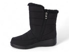 Women's Black Nylon Wide Width Bootie
