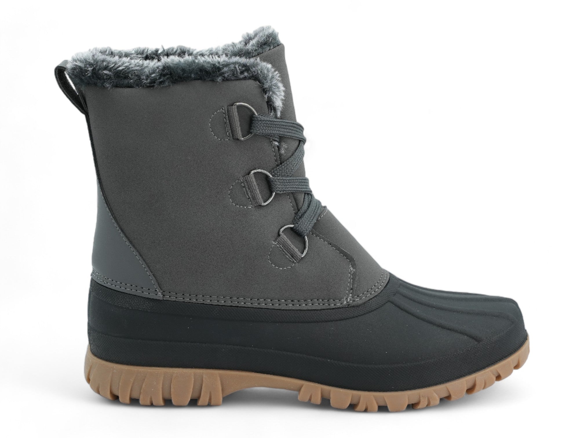 Women's Gray Snow Boot
