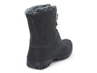 Women's Gray Faux Suede Snow Boot