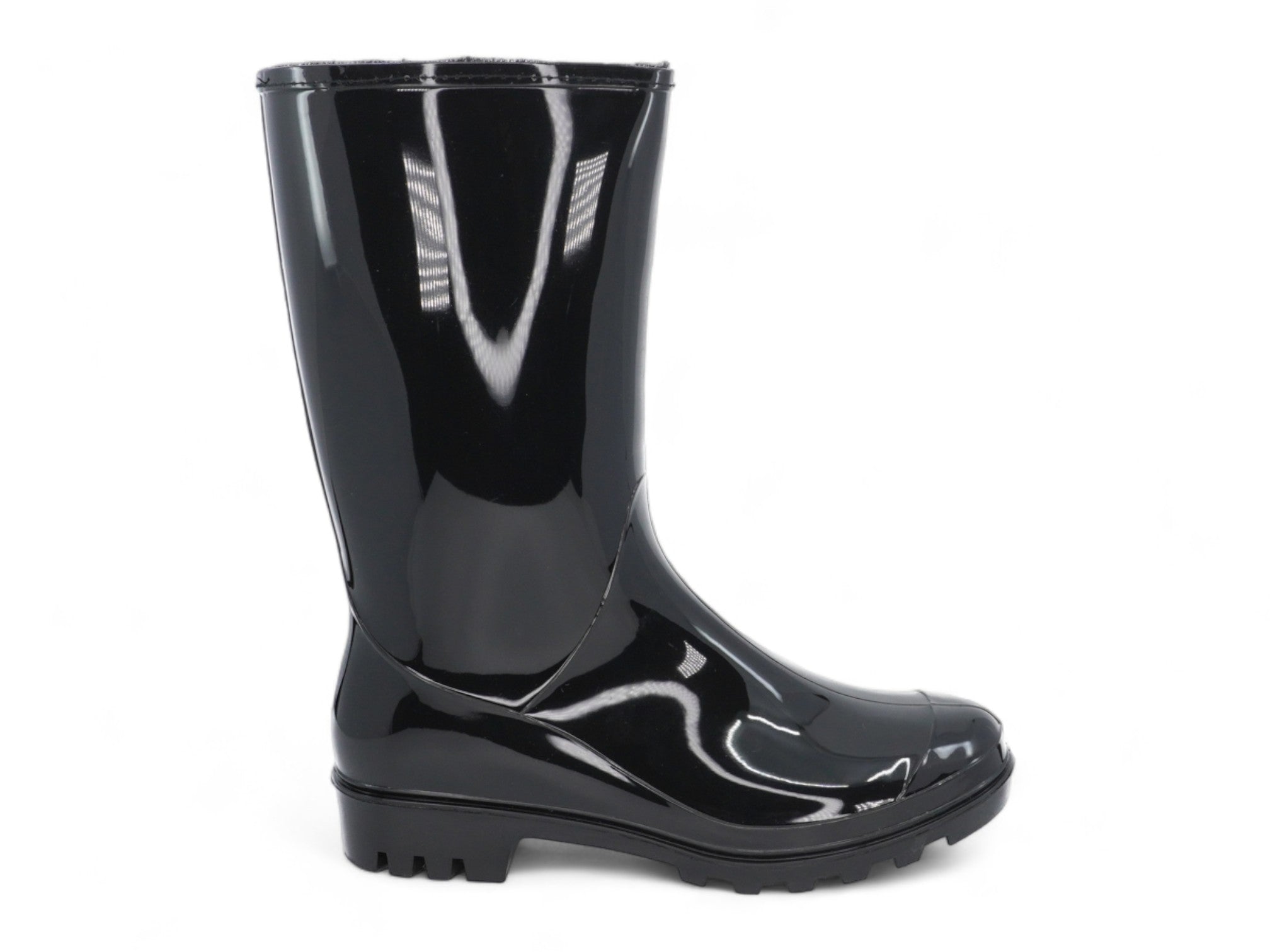 Women's Tall Glossy Rain Boot