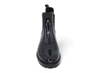 Women's Black Glossy Rain Boot