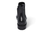 Women's Black Glossy Rain Boot