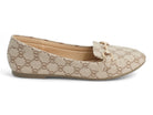 Women's Beige Emerelda Flat