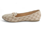 Women's Beige Emerelda Flat