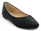 Women's Black Aria Flat