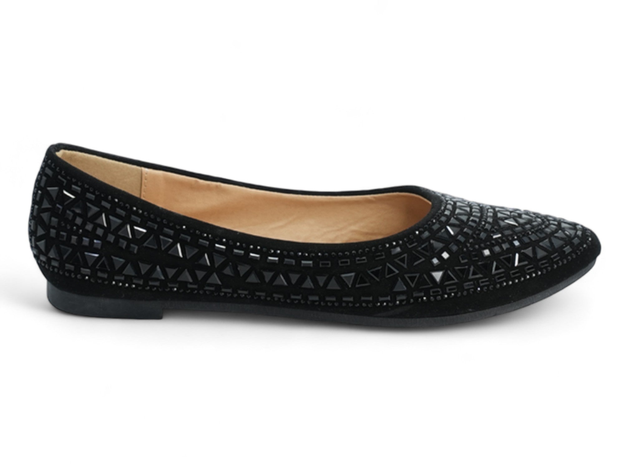 Women's Black Aria Flat