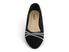 Women's Black Jenna Flat