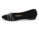 Women's Black Jenna Flat