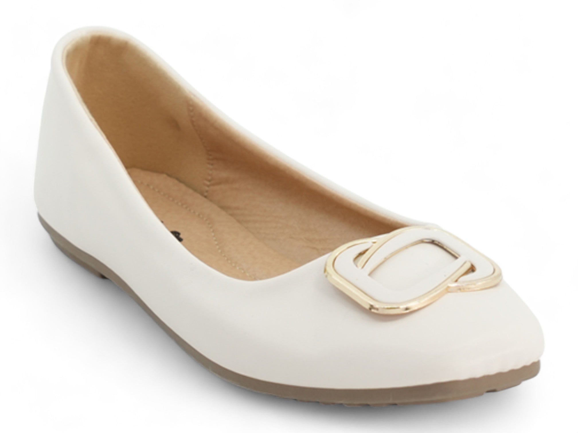 Women's Cream Marcy Flat