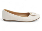 Women's Cream Marcy Flat