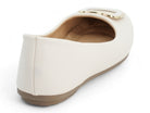 Women's Cream Marcy Flat