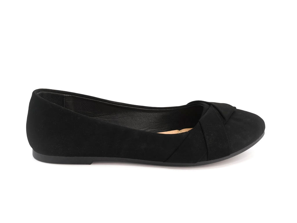 Women's Black Allie Flat