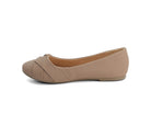 Women's Tan Allie Flat