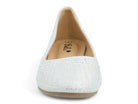 Women's Silver Roberta Flat