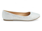 Women's Silver Roberta Flat
