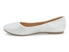 Women's Silver Roberta Flat