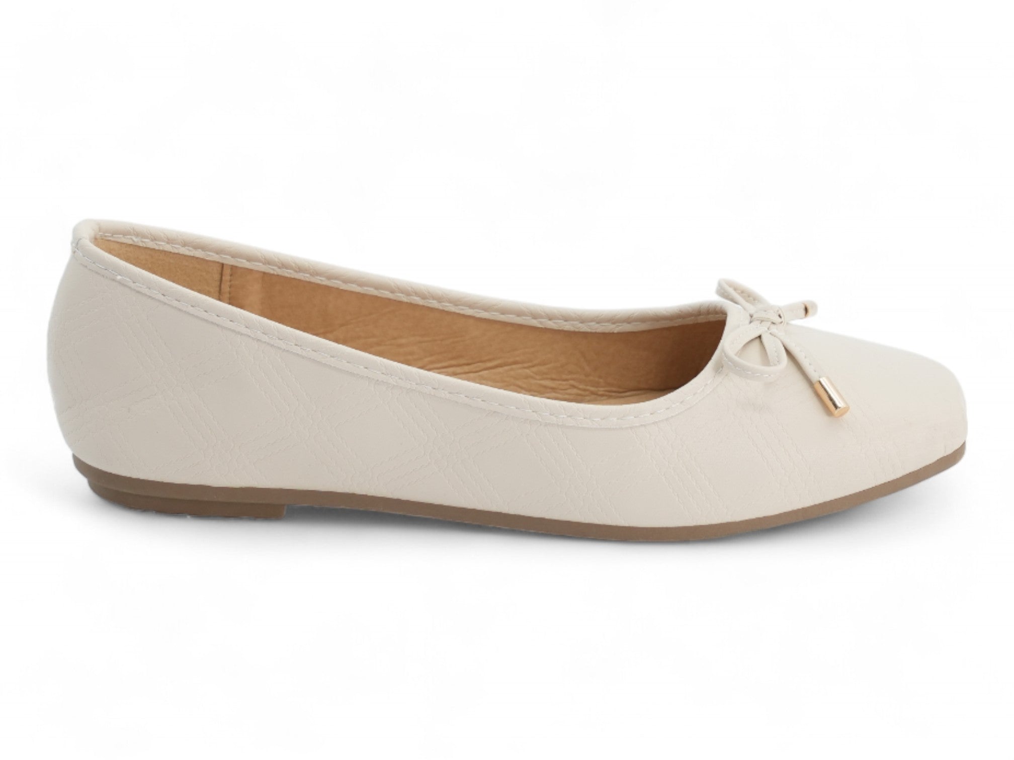 Women's Ivory Jojo Flat
