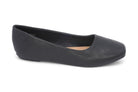 Women's Black Jean Flat