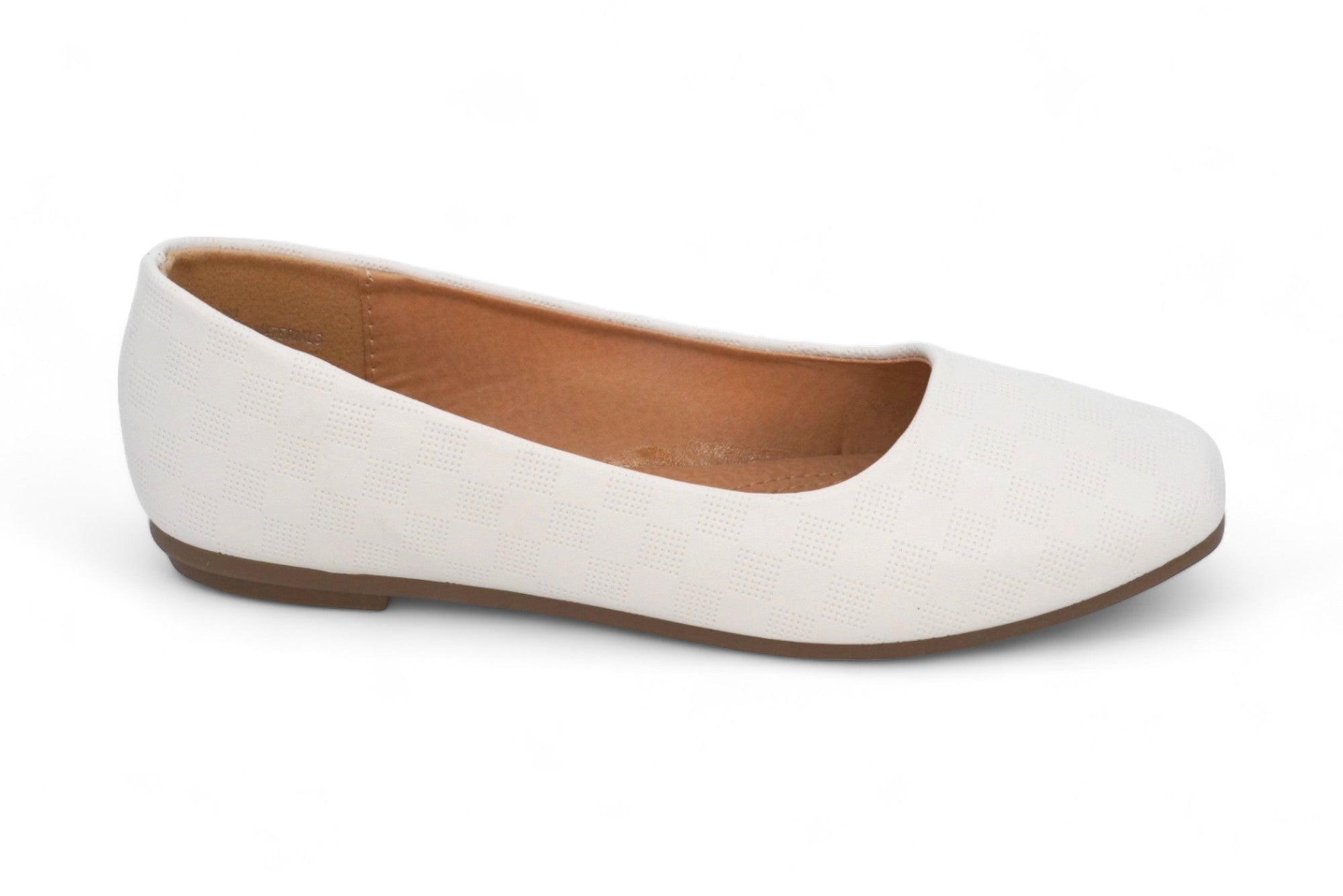Women's Ivory Jean Flat