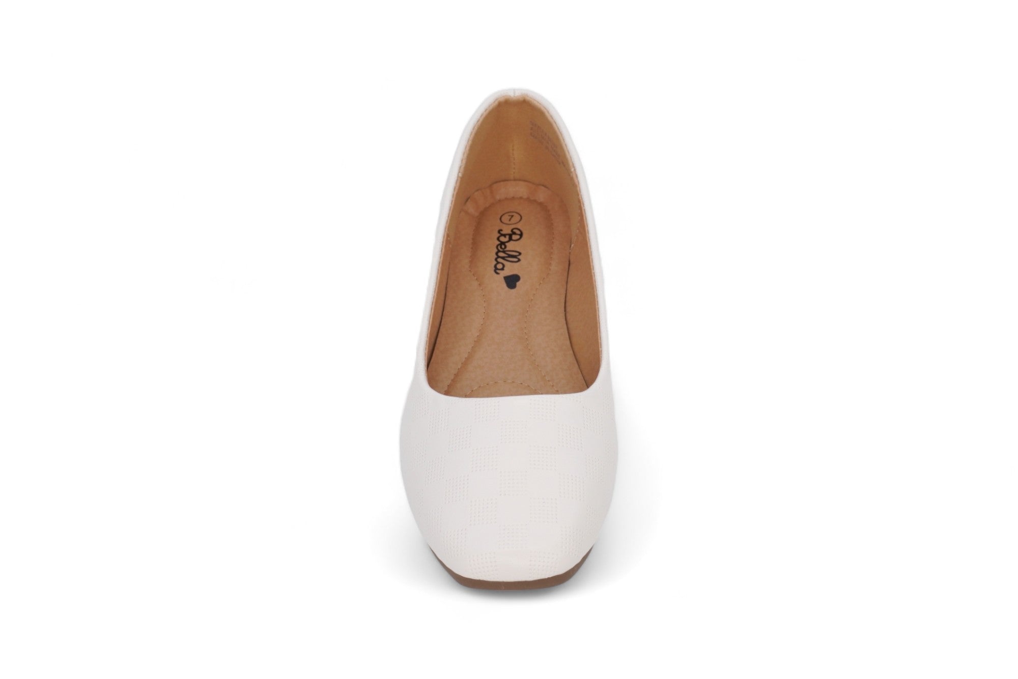 Women's Ivory Jean Flat
