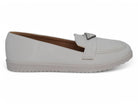 Women's White Keri Flat
