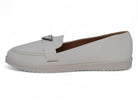 Women's White Keri Flat