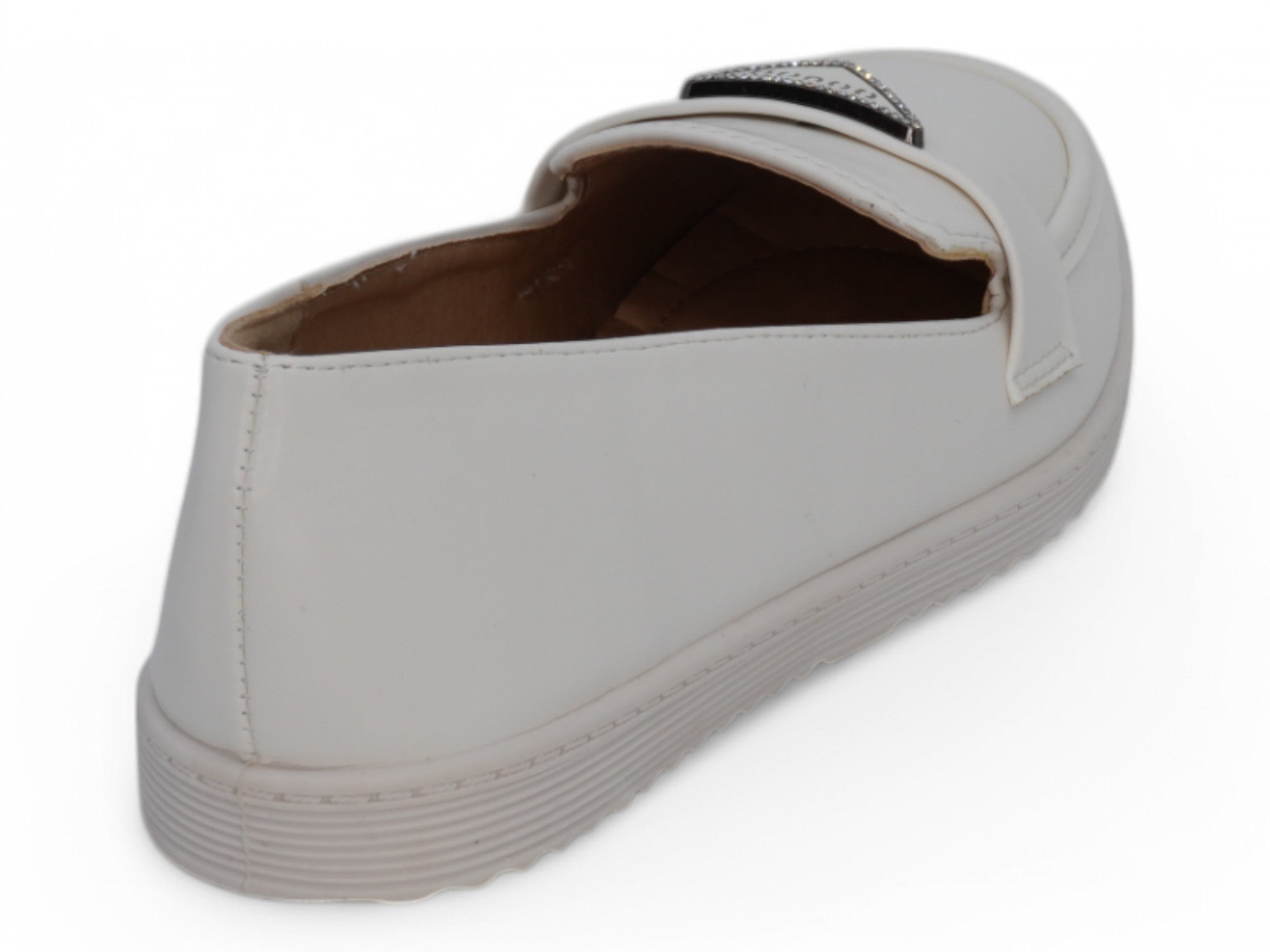 Women's White Keri Flat