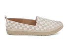 Women's Gold & White Gigi Flat