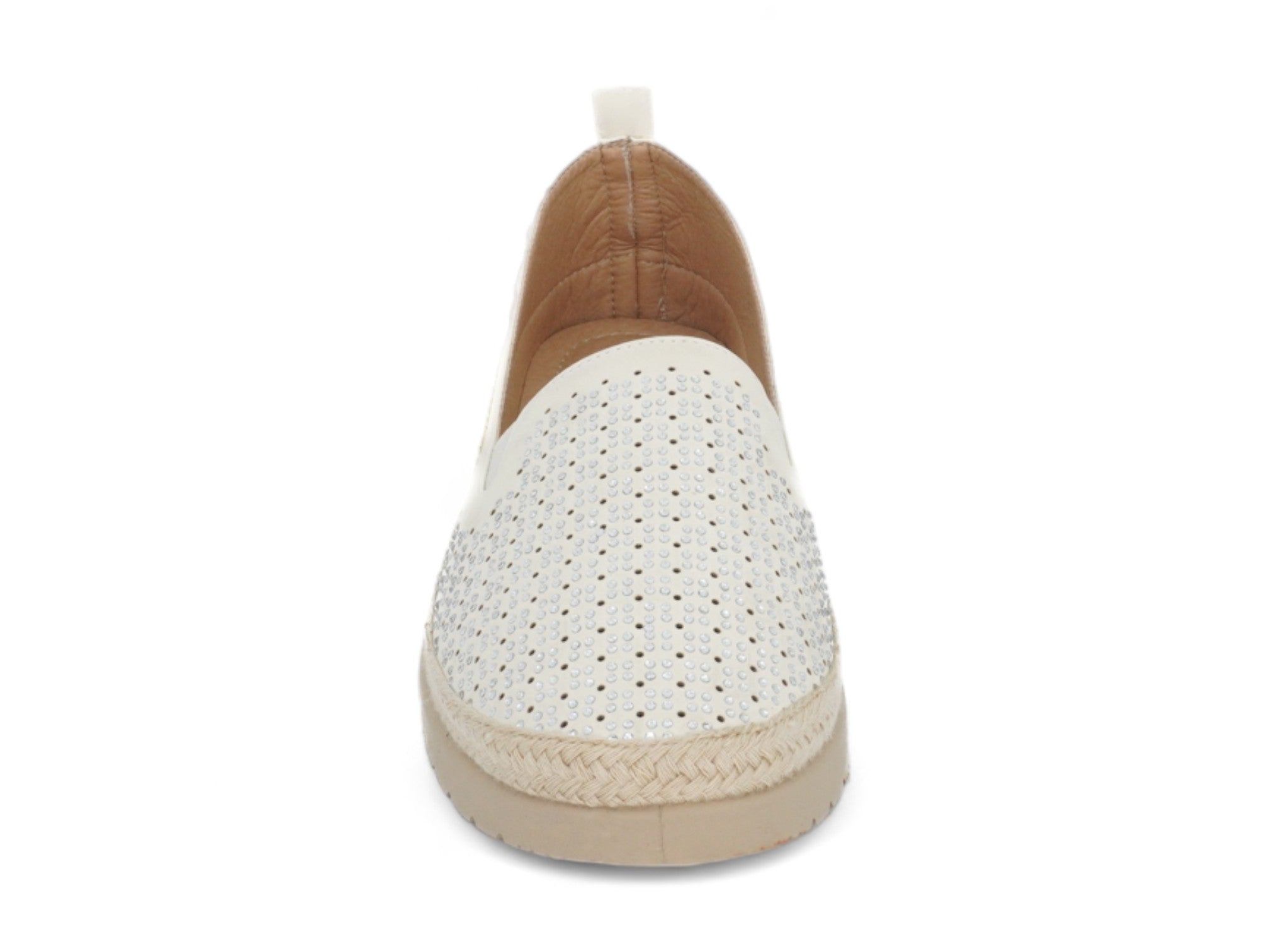 Women's White Rowan Flat