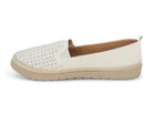 Women's White Rowan Flat