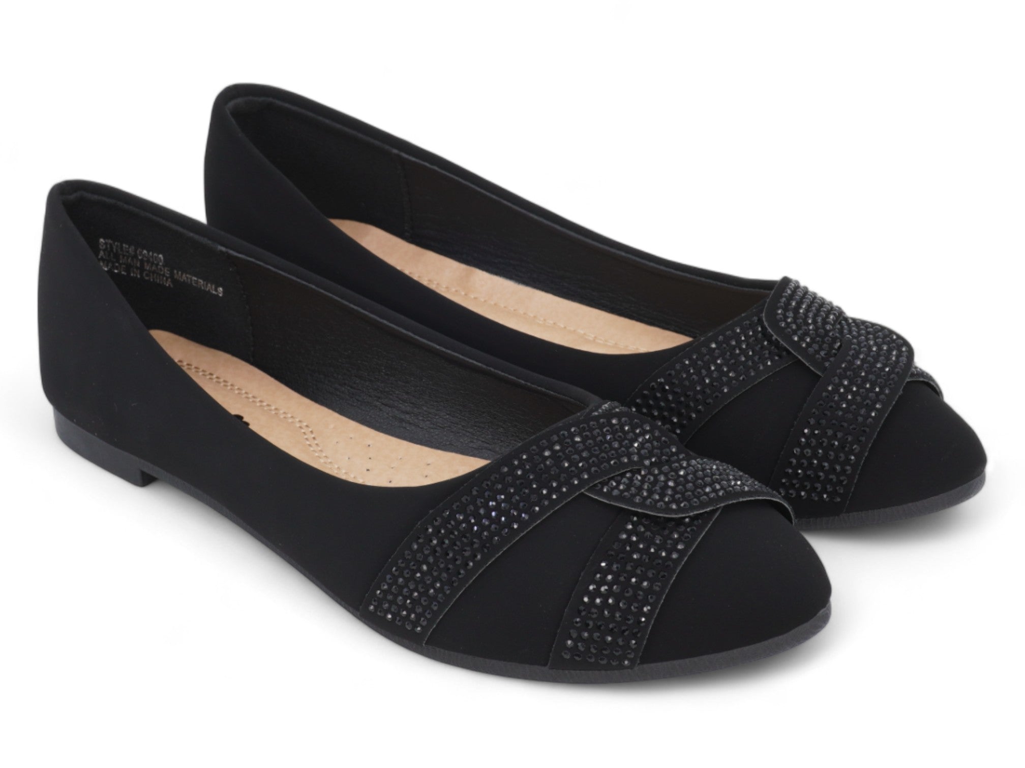 Women's Black Graylin Flat