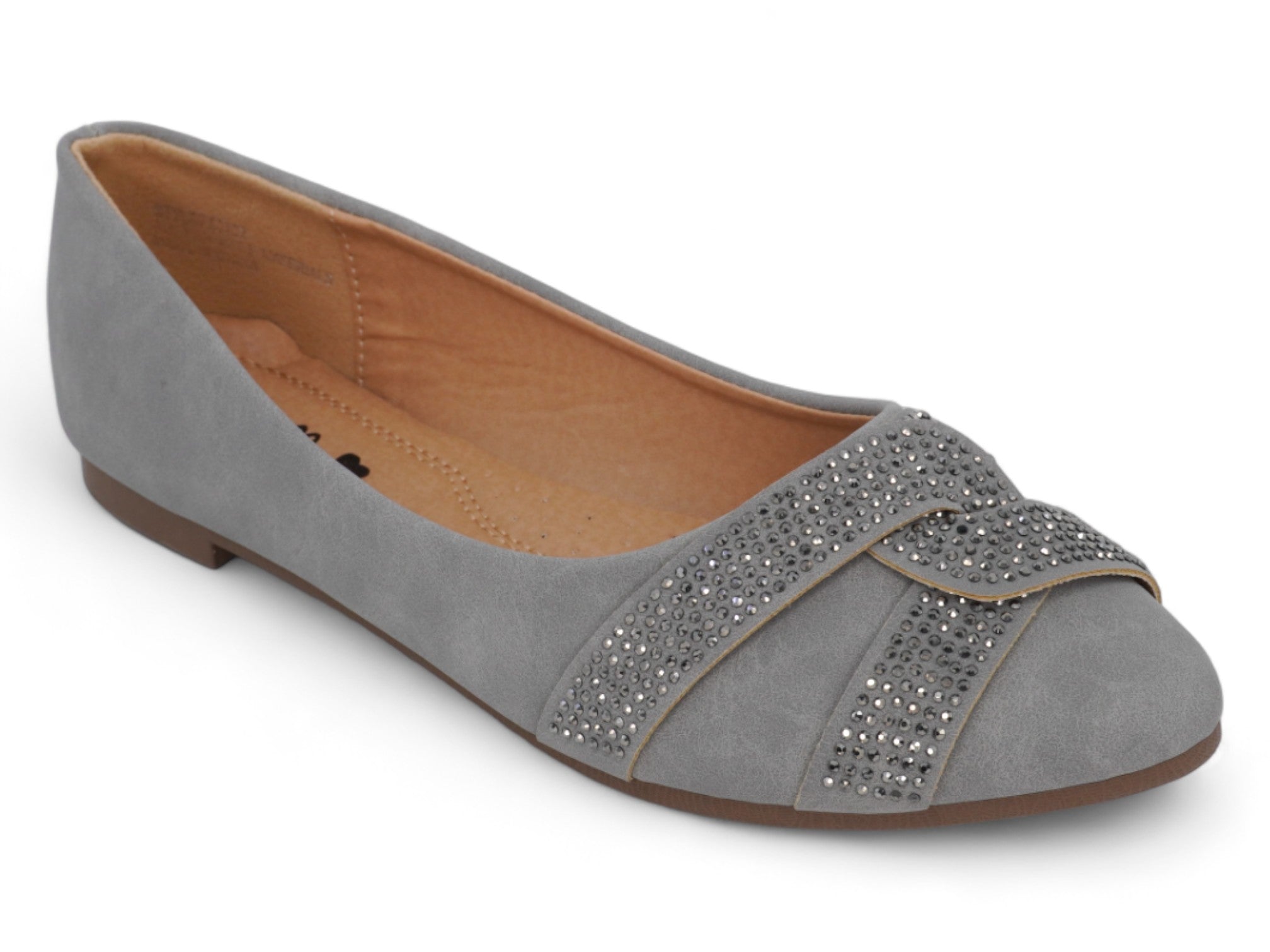 Women's Gray Greylin Flat
