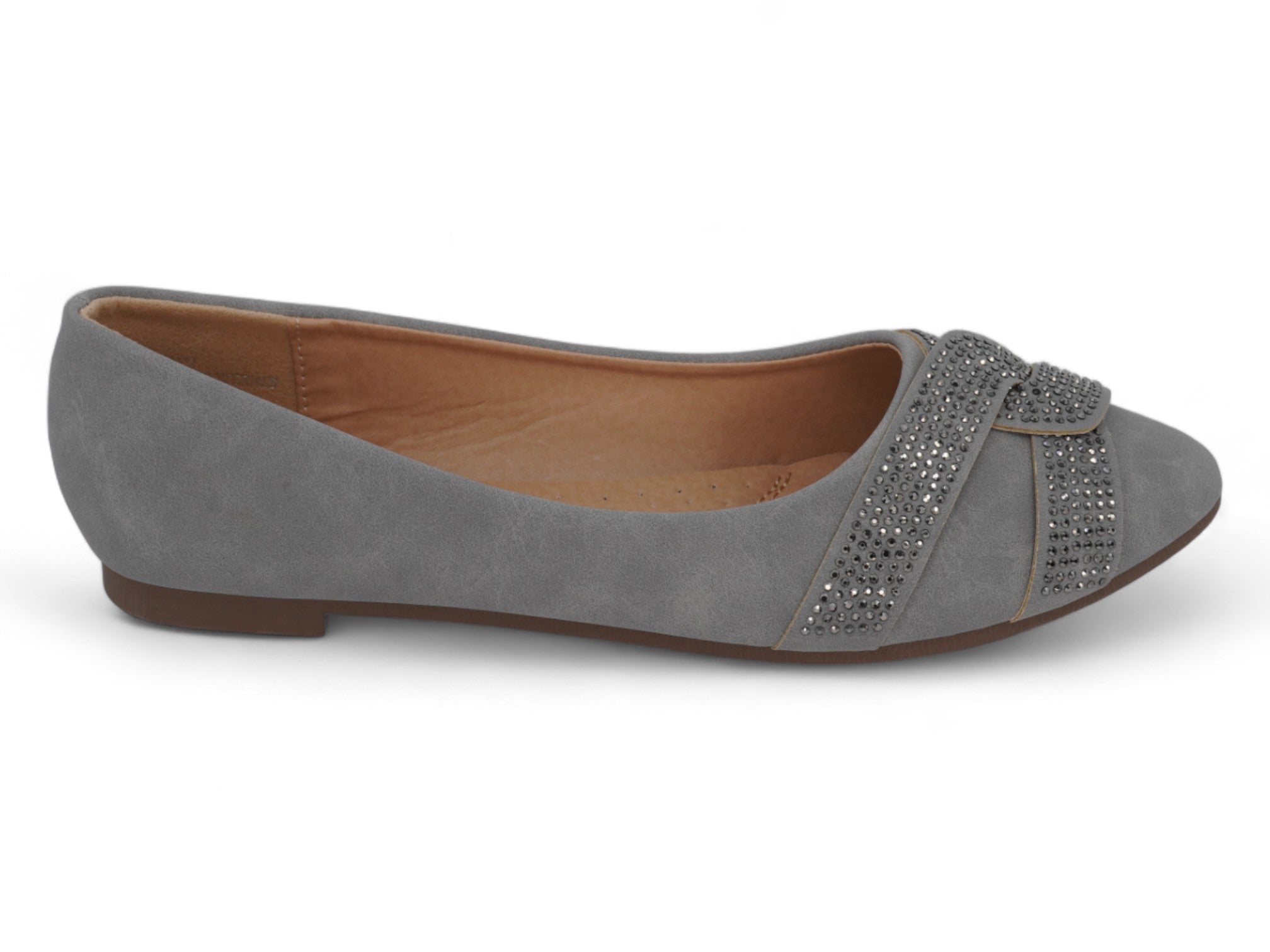 Women's Gray Greylin Flat