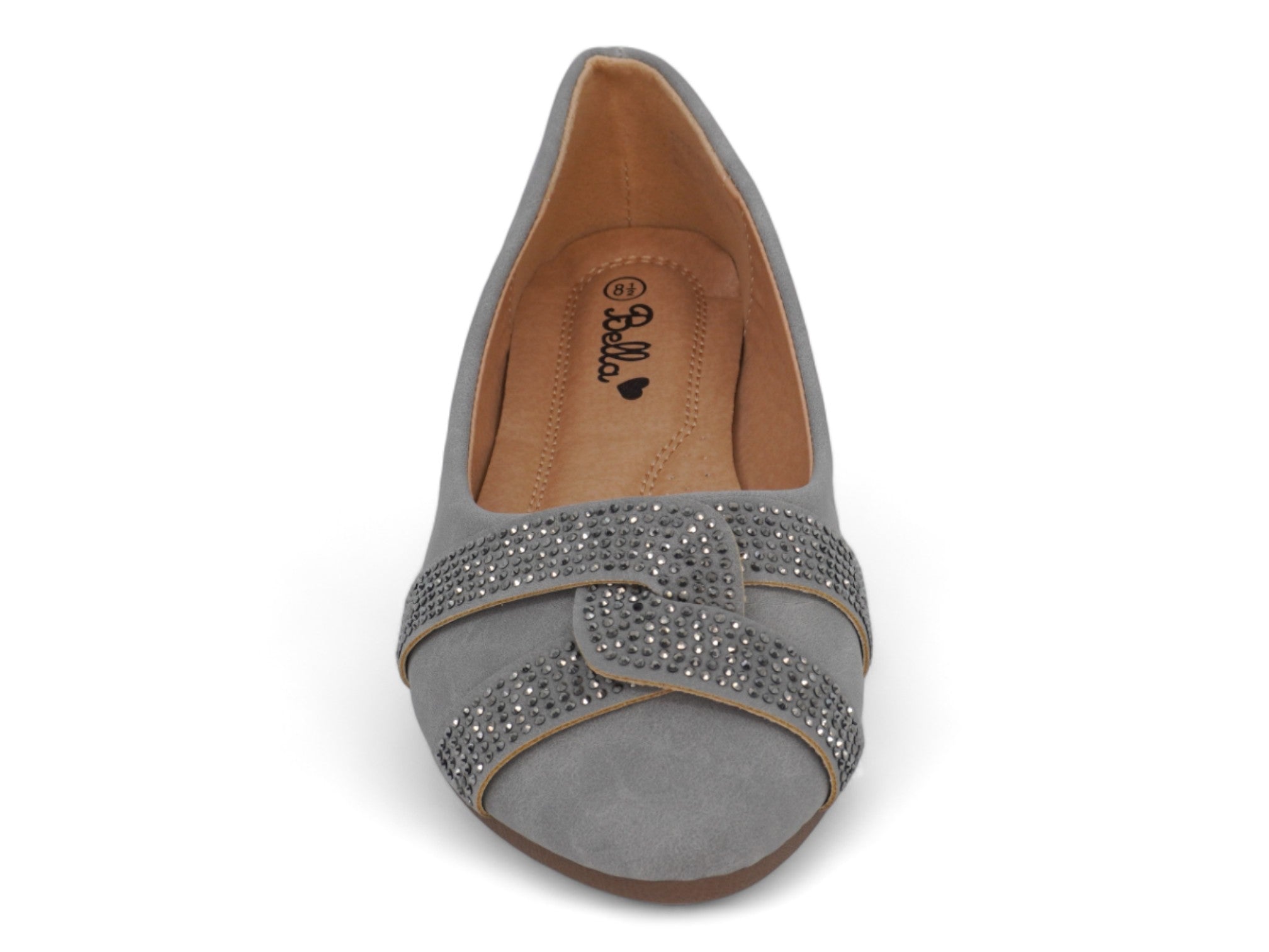 Women's Gray Greylin Flat